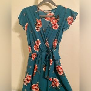 Dream of Me Floral High Low Maxi Dress